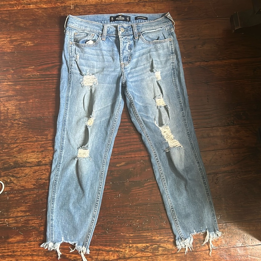 low rise hollister jeans
